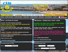 Tablet Screenshot of cimvacances.com